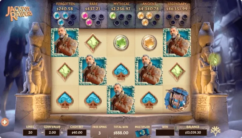 Jackpot Raiders från Yggdrasil